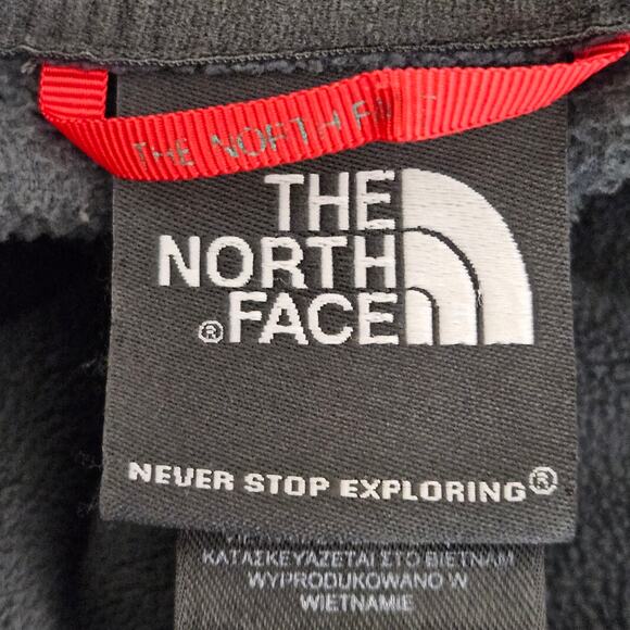 The North Face Gray Lightweight Fleece Quarter Zip Pullover | Men's Large - Picture 11 of 14